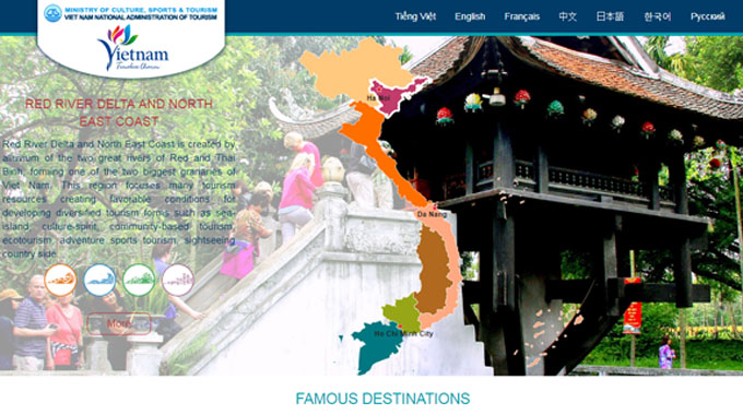 20 năm ngày ra mắt website vietnamtourism.com