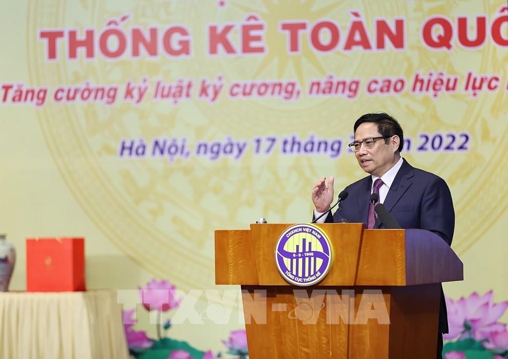 Thủ tướng Phạm Minh Chính: Nâng tầm công tác thống kê để số liệu thực sự "biết nói"